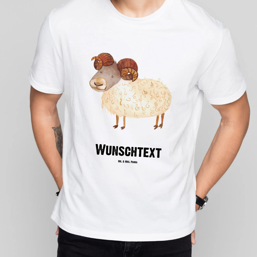 Personalisiertes T-Shirt Sternzeichen Widder T-Shirt Personalisiert, T-Shirt mit Namen, T-Shirt mit Aufruck, Männer, Frauen, Wunschtext, Bedrucken, Tierkreiszeichen, Sternzeichen, Horoskop, Astrologie, Aszendent, Widder Geschenk, Widder Sternzeichen, Geschenk März, Geschenk April, Geburtstag März, Geburtstag April, Bock, Schafbock