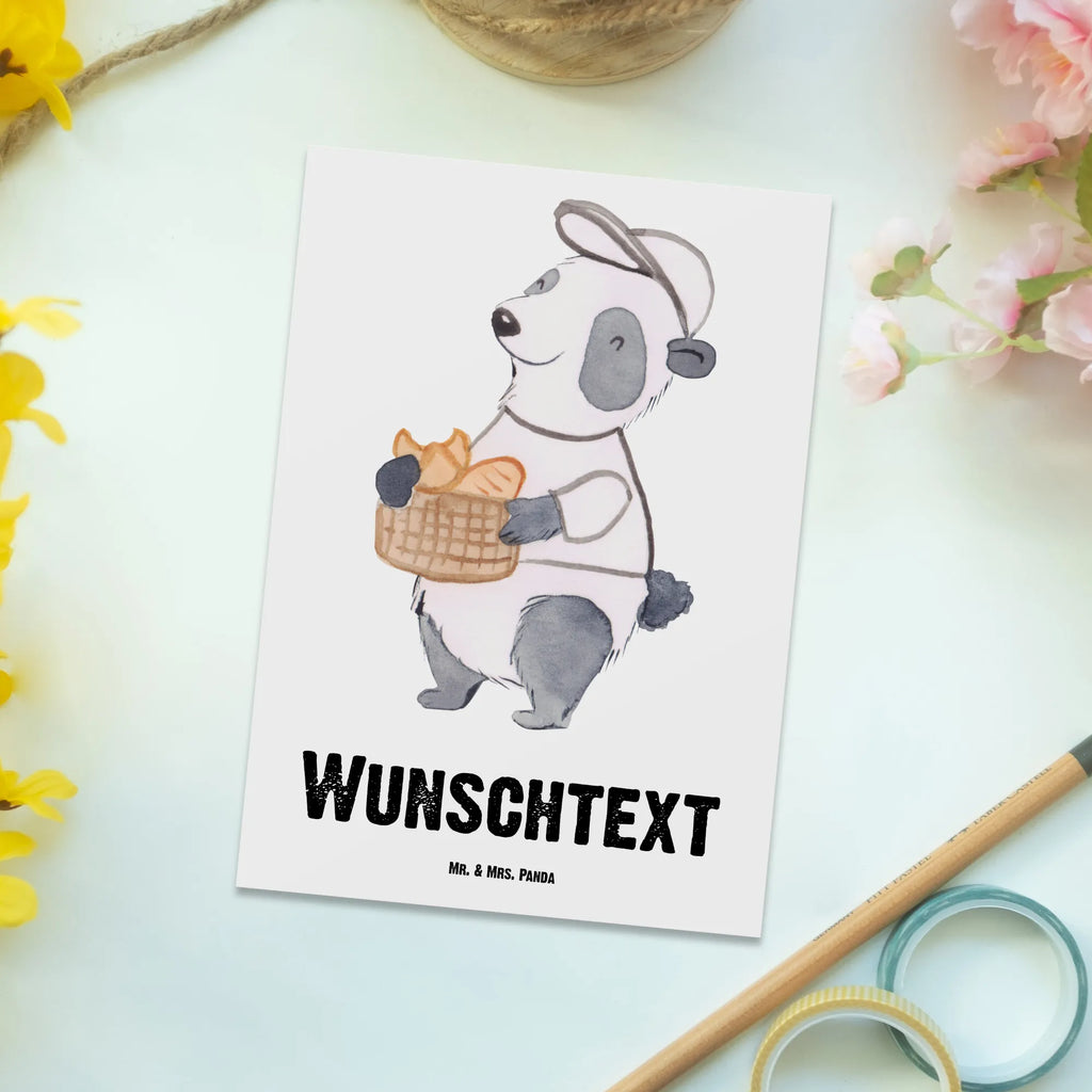 Personalisierte Postkarte Bäckereifachverkäufer mit Herz Postkarte mit Namen, Postkarte bedrucken, Postkarte mit Wunschtext, Postkarte personalisierbar, Geschenkkarte mit Namen, Grußkarte mit Namen, Karte mit Namen, Einladung mit Namen, Ansichtskarte mit Namen, Geschenkkarte mit Wunschtext, Grußkarte mit Wunschtext, Karte mit Wunschtext, Einladung mit Wunschtext, Ansichtskarte mit Wunschtext, Beruf, Ausbildung, Jubiläum, Abschied, Rente, Kollege, Kollegin, Geschenk, Schenken, Arbeitskollege, Mitarbeiter, Firma, Danke, Dankeschön, Bäckereifachverkäufer, Backwarenverkäufer, Bäckerei, Backstube, Bäckerladen, Brotmanufaktur