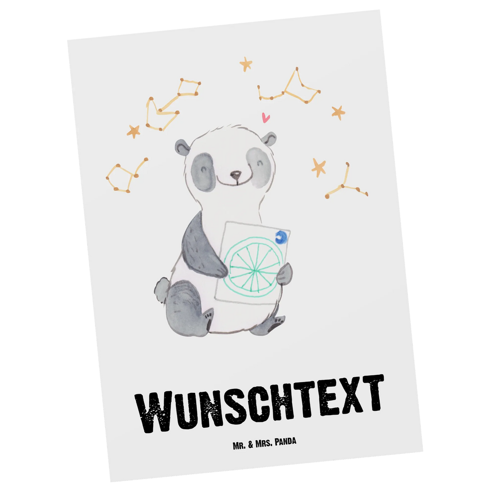 Personalisierte Postkarte Panda Astrologie Postkarte mit Namen, Postkarte bedrucken, Postkarte mit Wunschtext, Postkarte personalisierbar, Geschenkkarte mit Namen, Grußkarte mit Namen, Karte mit Namen, Einladung mit Namen, Ansichtskarte mit Namen, Geschenkkarte mit Wunschtext, Grußkarte mit Wunschtext, Karte mit Wunschtext, Einladung mit Wunschtext, Ansichtskarte mit Wunschtext, Geschenk, Sport, Sportart, Hobby, Schenken, Danke, Dankeschön, Auszeichnung, Gewinn, Sportler, Astrologie, Horoskop, Sternbilder