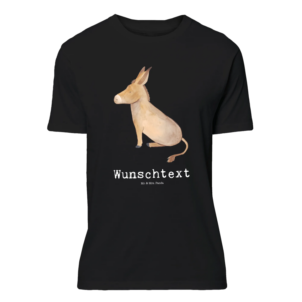 Personalisiertes T-Shirt Esel T-Shirt Personalisiert, T-Shirt mit Namen, T-Shirt mit Aufruck, Männer, Frauen, Wunschtext, Bedrucken, Tiermotive, Gute Laune, lustige Sprüche, Tiere, Esel, Weisheit, Lebensmut, Lebensglück, Ziel, Lebensziel, Mut, erfolg, tapferkeit, positive gedanken, zuversicht