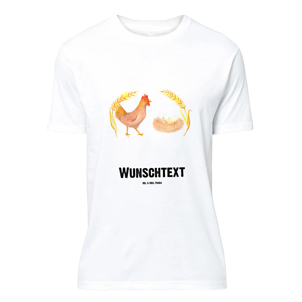 Personalisiertes T-Shirt Huhn stolz T-Shirt Personalisiert, T-Shirt mit Namen, T-Shirt mit Aufruck, Männer, Frauen, Wunschtext, Bedrucken, Bauernhof, Hoftiere, Landwirt, Landwirtin, Hahn, Henne, Hühner, Eier, Hof, Landleben, Motivation, Geburt, Magie, Spruch, Schwangerschaft