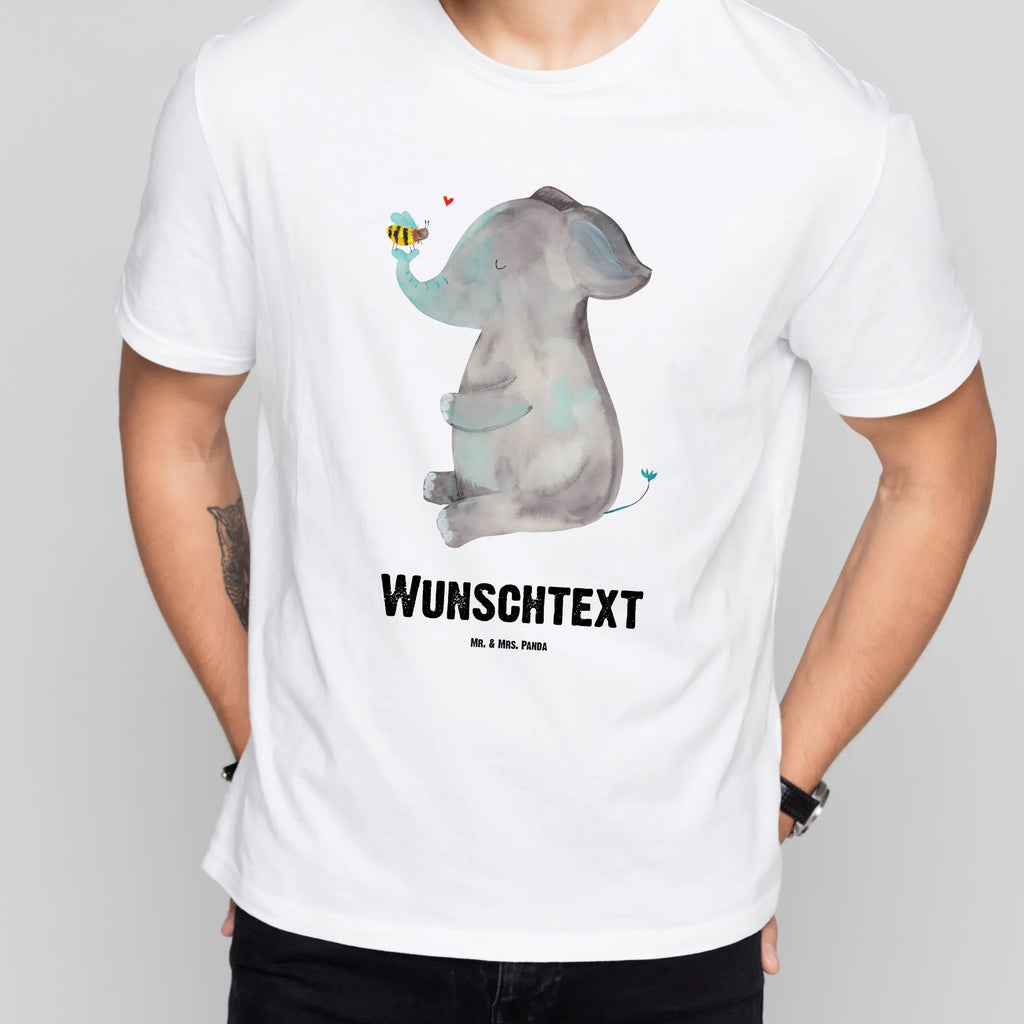 Personalisiertes T-Shirt Elefant Biene T-Shirt Personalisiert, T-Shirt mit Namen, T-Shirt mit Aufruck, Männer, Frauen, Wunschtext, Bedrucken, Tiermotive, Gute Laune, lustige Sprüche, Tiere, Elefant, Biene, Liebe, Liebesbeweis, Jahrestag, Liebesgeschenk, Heiratsantrag, Hochzeitsgeschenk, Liebesspruch