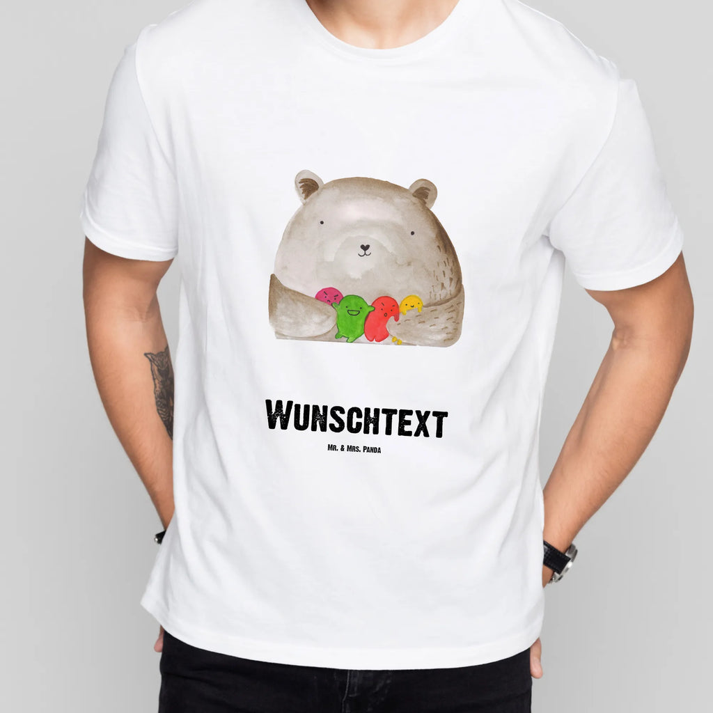 Personalisiertes T-Shirt Bär Gefühl T-Shirt Personalisiert, T-Shirt mit Namen, T-Shirt mit Aufruck, Männer, Frauen, Wunschtext, Bedrucken, Bär, Teddy, Teddybär, Wahnsinn, Verrückt, Durchgedreht