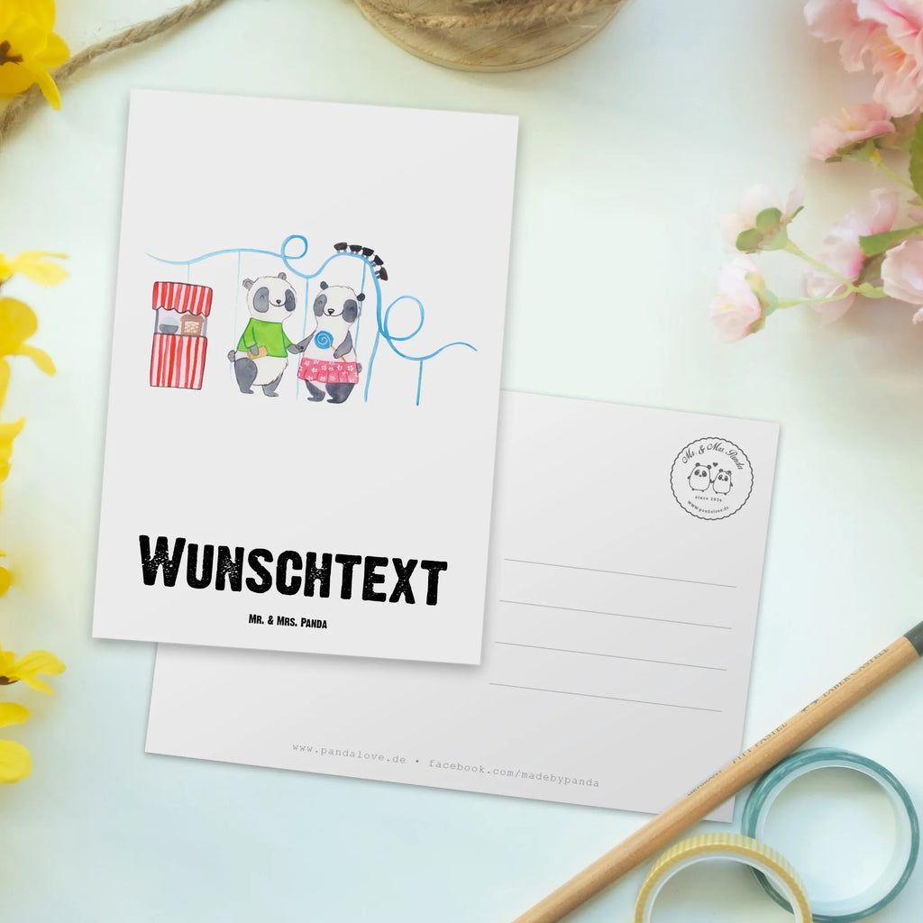 Personalisierte Postkarte Pandas Freizeitpark besuchen Postkarte mit Namen, Postkarte bedrucken, Postkarte mit Wunschtext, Postkarte personalisierbar, Geschenkkarte mit Namen, Grußkarte mit Namen, Karte mit Namen, Einladung mit Namen, Ansichtskarte mit Namen, Geschenkkarte mit Wunschtext, Grußkarte mit Wunschtext, Karte mit Wunschtext, Einladung mit Wunschtext, Ansichtskarte mit Wunschtext, Geschenk, Sport, Sportart, Hobby, Schenken, Danke, Dankeschön, Auszeichnung, Gewinn, Sportler, Freizeitpark besuchen, Achterbahn fahren