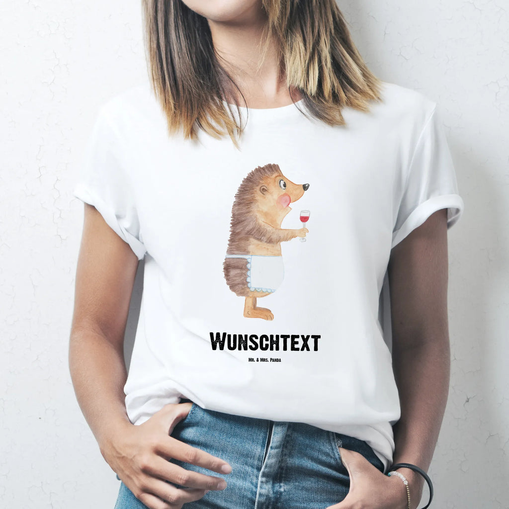 Personalisiertes T-Shirt Igel Wein T-Shirt Personalisiert, T-Shirt mit Namen, T-Shirt mit Aufruck, Männer, Frauen, Wunschtext, Bedrucken, Tiermotive, Gute Laune, lustige Sprüche, Tiere, Wein Spruch, Igel, Geschenk Weintrinker, Geschenk Weinliebhaber, Wein Deko, Weinglas, Rotwein, Weißwein, Wein trinken