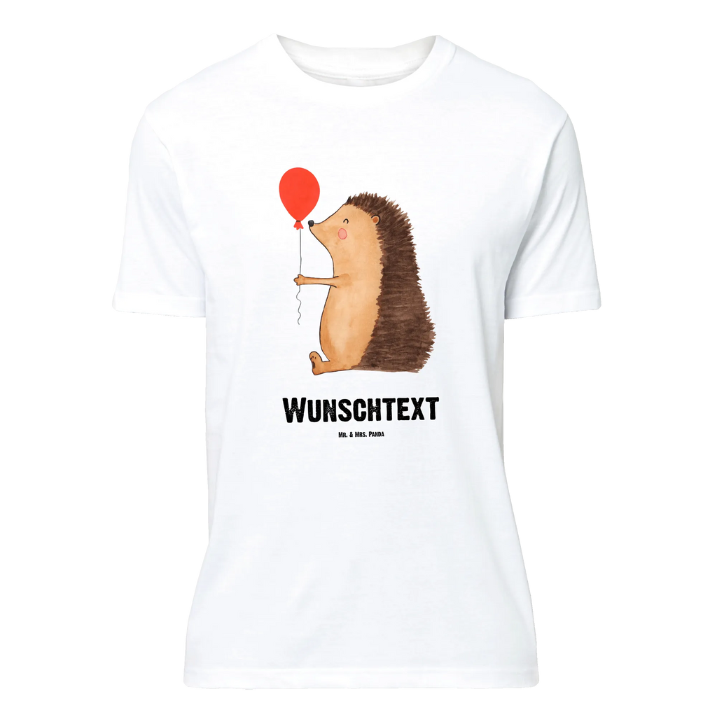 Personalisiertes T-Shirt Igel mit Luftballon T-Shirt Personalisiert, T-Shirt mit Namen, T-Shirt mit Aufruck, Männer, Frauen, Wunschtext, Bedrucken, Tiermotive, Gute Laune, lustige Sprüche, Tiere, Igel, Geburtstag, Herzlichen Glückwunsch, Glückwunsch, Geburtstagskind, Ballon, Happy Birthday