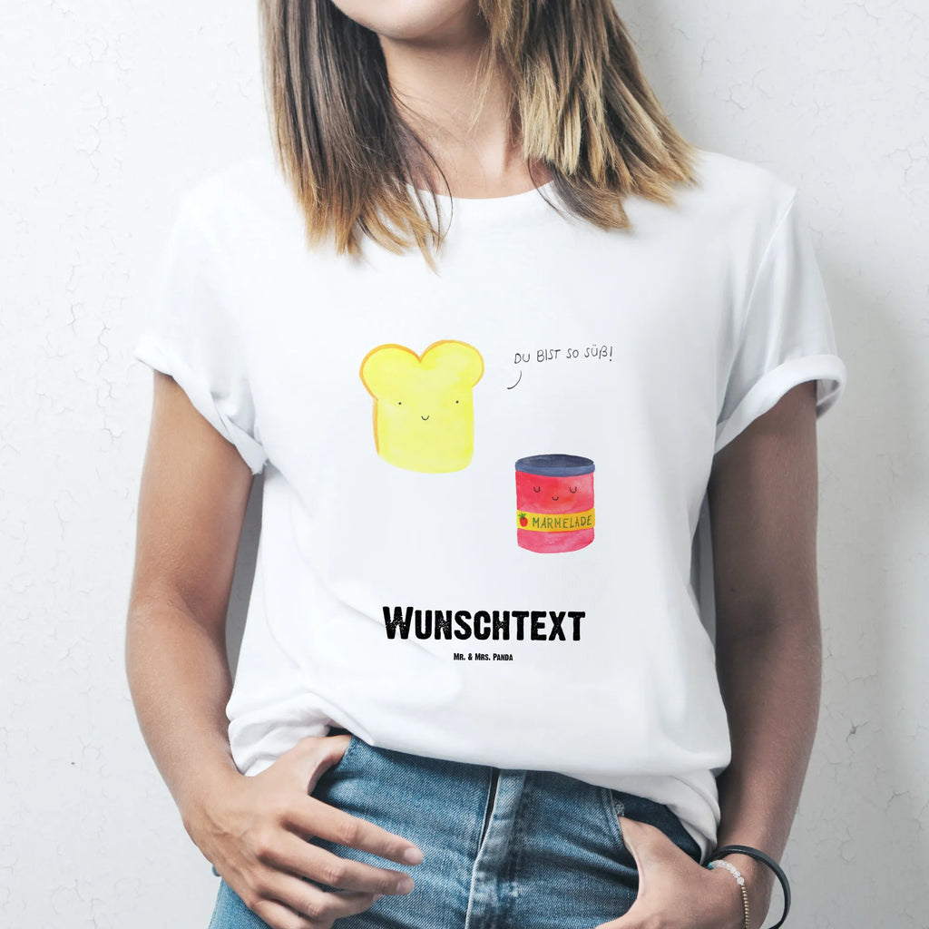 Personalisiertes T-Shirt Toast & Marmelade T-Shirt Personalisiert, T-Shirt mit Namen, T-Shirt mit Aufruck, Männer, Frauen, Wunschtext, Bedrucken, Tiermotive, Gute Laune, lustige Sprüche, Tiere, Toast, Marmelade, Dreamteam, süße Postkarte, süß, Küche Deko, Küche Spruch, Frühstück Einladung, Brot, Toastbrot