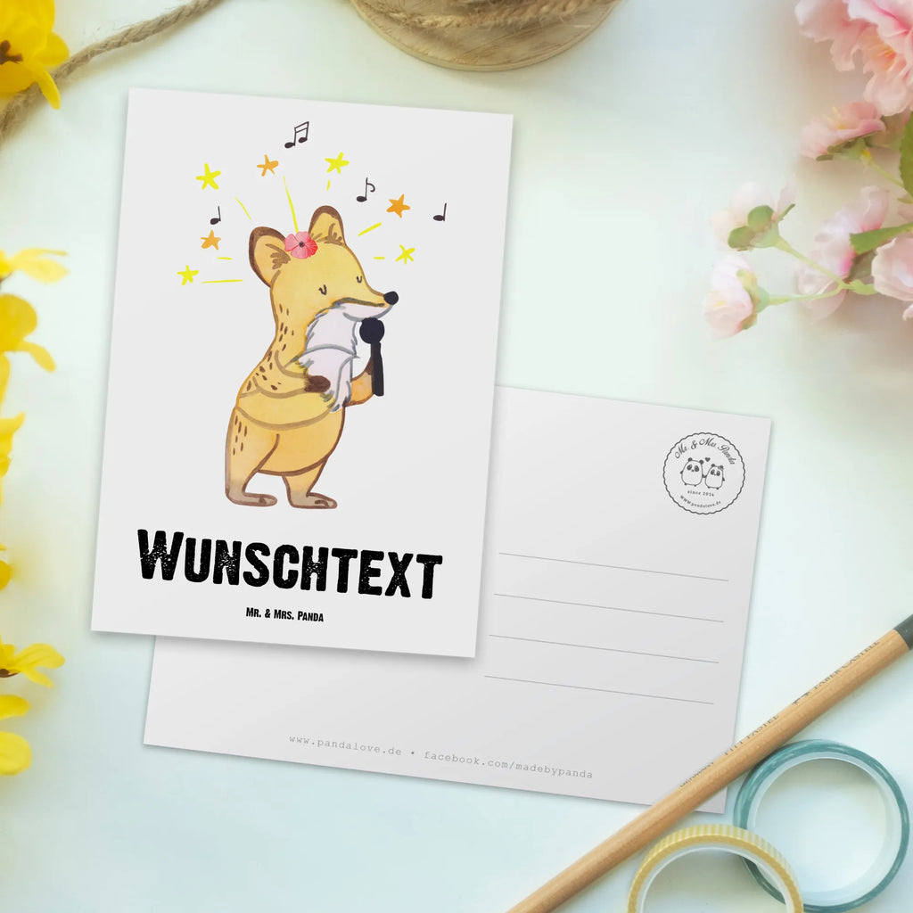 Personalisierte Postkarte Sängerin Herz Postkarte mit Namen, Postkarte bedrucken, Postkarte mit Wunschtext, Postkarte personalisierbar, Geschenkkarte mit Namen, Grußkarte mit Namen, Karte mit Namen, Einladung mit Namen, Ansichtskarte mit Namen, Geschenkkarte mit Wunschtext, Grußkarte mit Wunschtext, Karte mit Wunschtext, Einladung mit Wunschtext, Ansichtskarte mit Wunschtext, Beruf, Ausbildung, Jubiläum, Abschied, Rente, Kollege, Kollegin, Geschenk, Schenken, Arbeitskollege, Mitarbeiter, Firma, Danke, Dankeschön