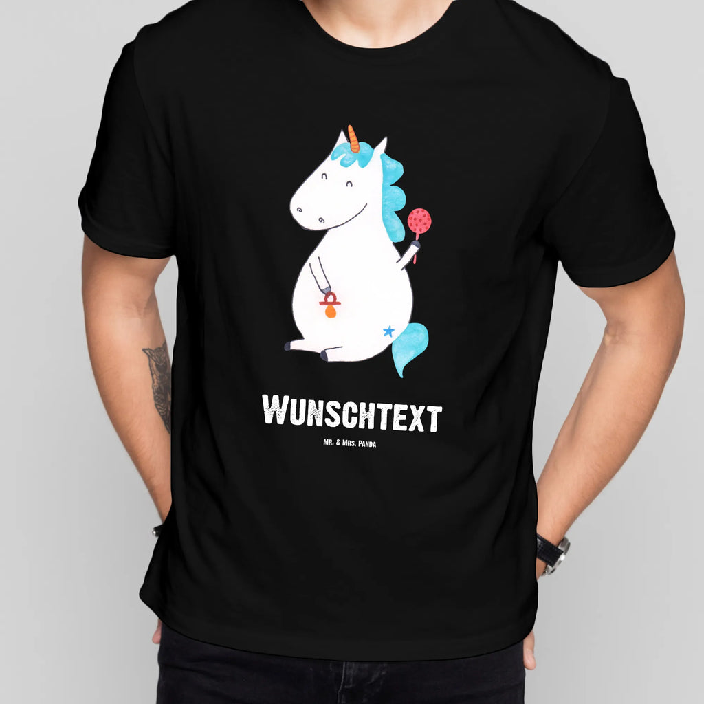 Personalisiertes T-Shirt Einhorn Baby T-Shirt Personalisiert, T-Shirt mit Namen, T-Shirt mit Aufruck, Männer, Frauen, Wunschtext, Bedrucken, Einhorn, Einhörner, Einhorn Deko, Pegasus, Unicorn, Mutter, Geburt, Geburtstag, erstes Kind, Baby, Babyglück, Nachwuchs, Eltern, Party, Kind, Schnuller