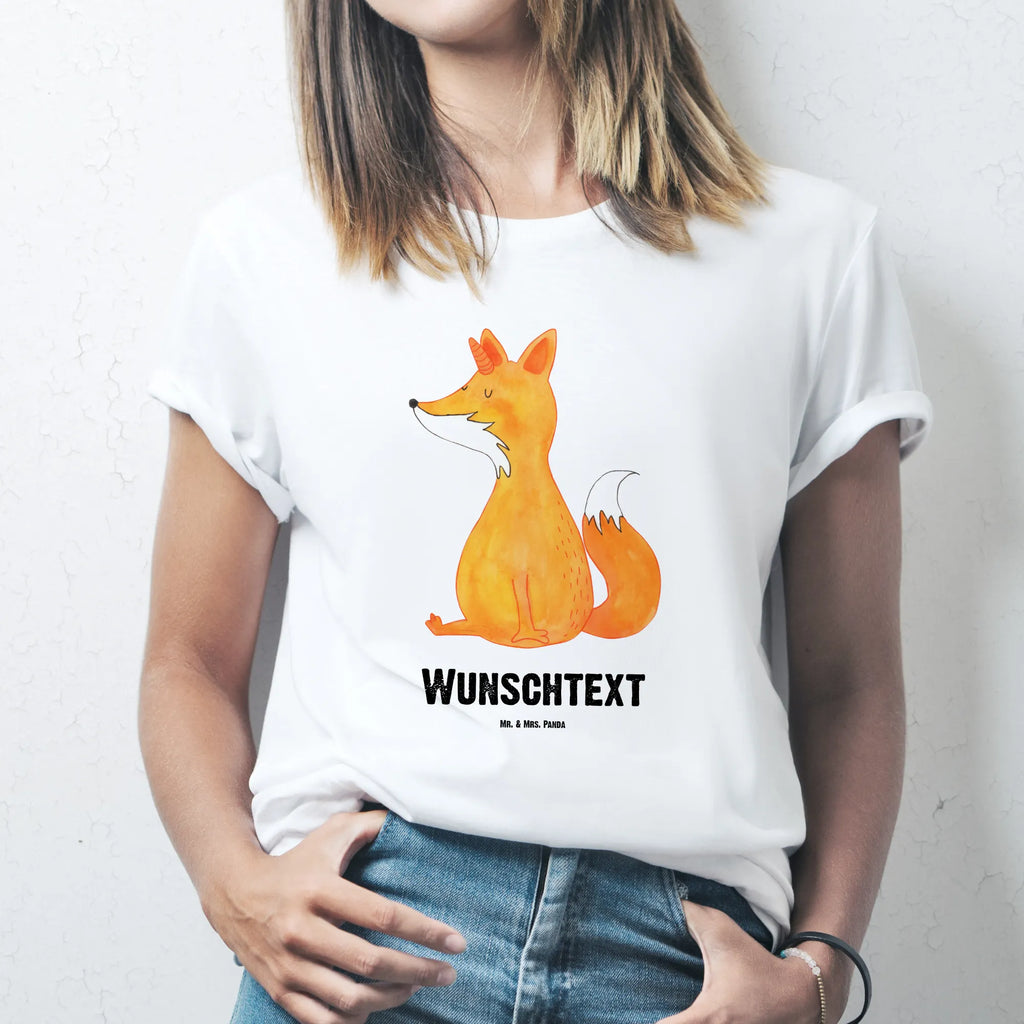 Personalisiertes T-Shirt Fuchshörnchen T-Shirt Personalisiert, T-Shirt mit Namen, T-Shirt mit Aufruck, Männer, Frauen, Wunschtext, Bedrucken, Einhorn, Einhörner, Einhorn Deko, Pegasus, Unicorn, Fuchs, Unicorns, Fuchshörnchen, Fuchshorn, Foxycorn, Füchse