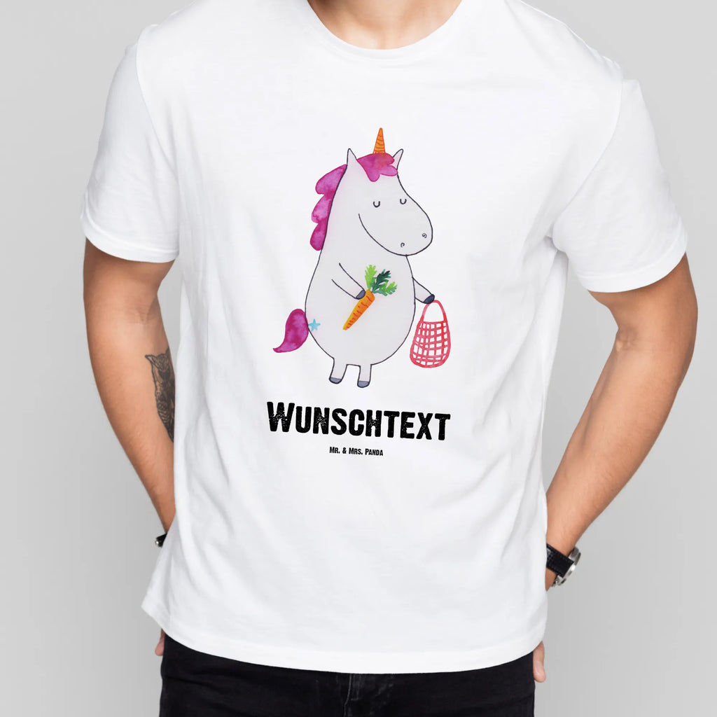 Personalisiertes T-Shirt Einhorn Gemüse T-Shirt Personalisiert, T-Shirt mit Namen, T-Shirt mit Aufruck, Männer, Frauen, Wunschtext, Bedrucken, Einhorn, Einhörner, Einhorn Deko, Pegasus, Unicorn, Biomarkt, Gemüse, Wochenmarkt