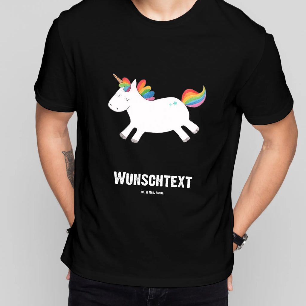 Personalisiertes T-Shirt Einhorn Happy T-Shirt Personalisiert, T-Shirt mit Namen, T-Shirt mit Aufruck, Männer, Frauen, Wunschtext, Bedrucken, Einhorn, Einhörner, Einhorn Deko, Unicorn, glücklich, fröhlich, Spaß, Freude, Lebensfreude, witzig, spannend, Lächeln, Lachen