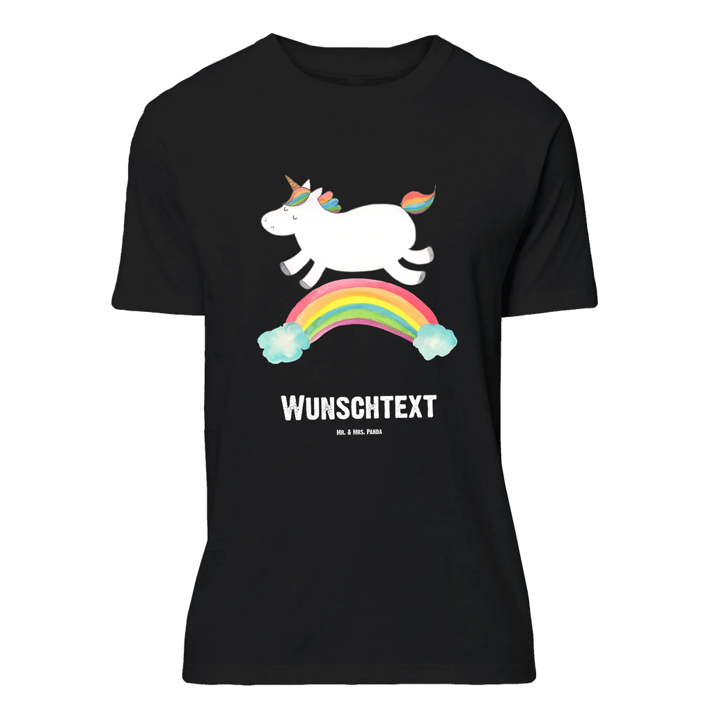 Personalisiertes T-Shirt Einhorn Regenbogen T-Shirt Personalisiert, T-Shirt mit Namen, T-Shirt mit Aufruck, Männer, Frauen, Wunschtext, Bedrucken, Einhorn, Einhörner, Einhorn Deko, Pegasus, Unicorn, Regenbogen, Glitzer, Einhornpower, Erwachsenwerden, Einhornautobahn