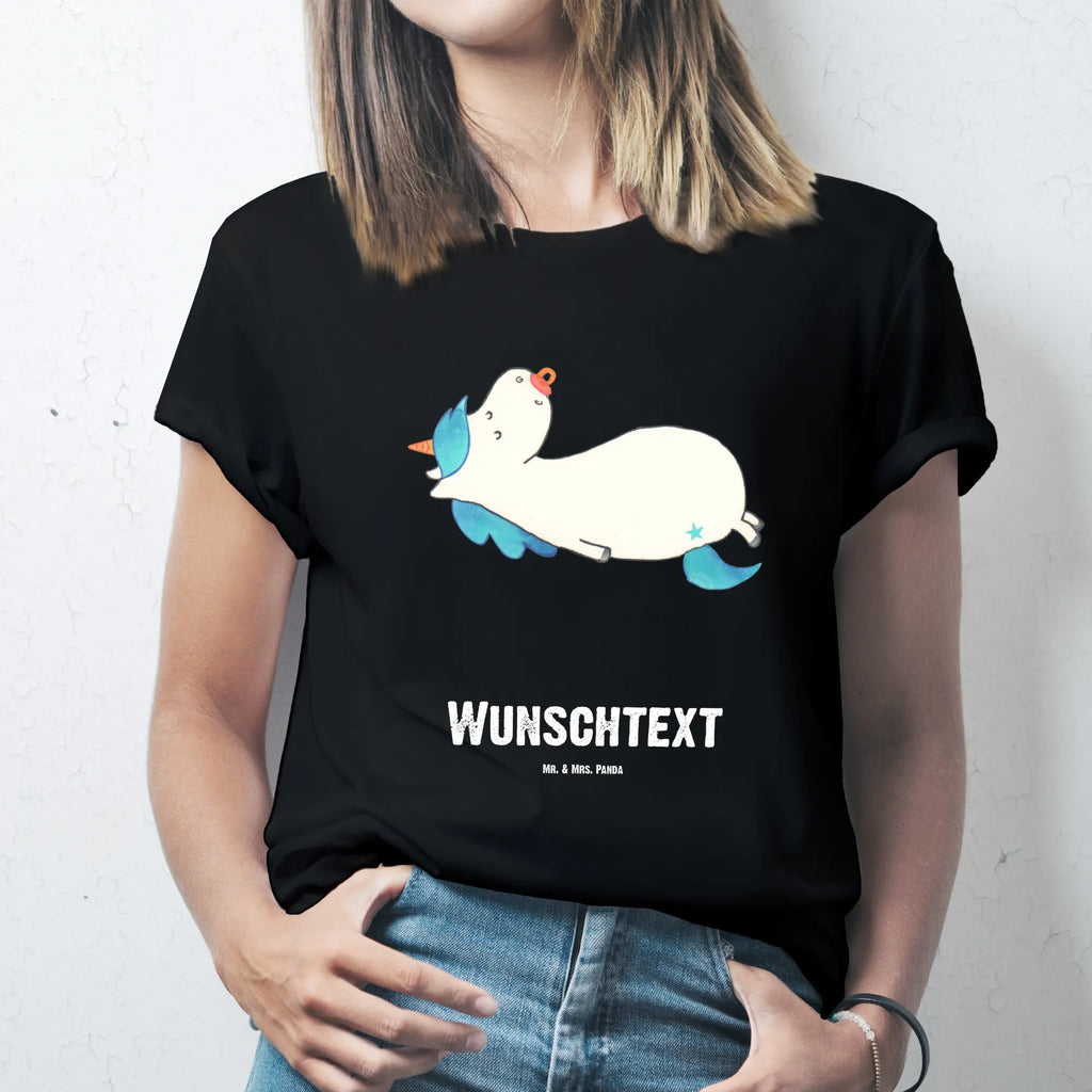 Personalisiertes T-Shirt Einhorn Schnullie T-Shirt Personalisiert, T-Shirt mit Namen, T-Shirt mit Aufruck, Männer, Frauen, Wunschtext, Bedrucken, Einhorn, Einhörner, Einhorn Deko, Unicorn, Baby, Kleinkind, Geburt, Geburtstag, Säugling, Schnuller, Geschenk Geburt, Mutter, Mama