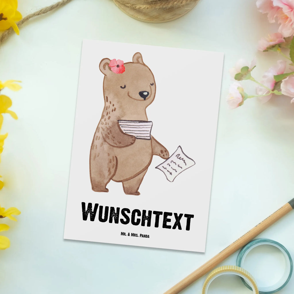 Personalisierte Postkarte Steuerberaterin mit Herz Postkarte mit Namen, Postkarte bedrucken, Postkarte mit Wunschtext, Postkarte personalisierbar, Geschenkkarte mit Namen, Grußkarte mit Namen, Karte mit Namen, Einladung mit Namen, Ansichtskarte mit Namen, Geschenkkarte mit Wunschtext, Grußkarte mit Wunschtext, Karte mit Wunschtext, Einladung mit Wunschtext, Ansichtskarte mit Wunschtext, Beruf, Ausbildung, Jubiläum, Abschied, Rente, Kollege, Kollegin, Geschenk, Schenken, Arbeitskollege, Mitarbeiter, Firma, Danke, Dankeschön