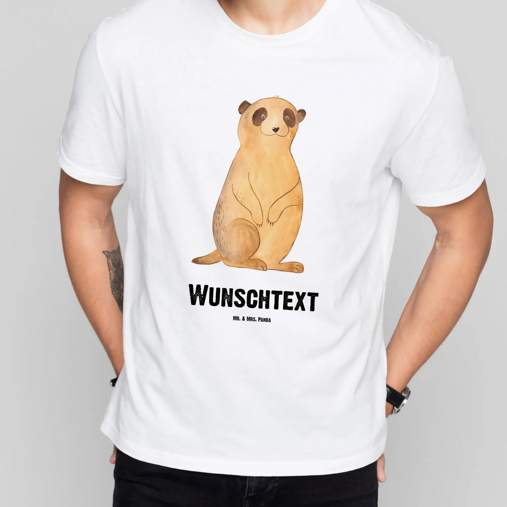 Personalisiertes T-Shirt Erdmännchen T-Shirt Personalisiert, T-Shirt mit Namen, T-Shirt mit Aufruck, Männer, Frauen, Wunschtext, Bedrucken, Afrika, Wildtiere, Erdmännchen, Reisen, Spruch, Weltreise, Afrikareise, Roadtrip, Traveling