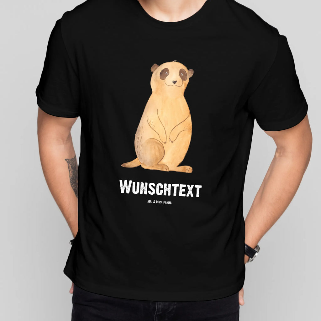 Personalisiertes T-Shirt Erdmännchen T-Shirt Personalisiert, T-Shirt mit Namen, T-Shirt mit Aufruck, Männer, Frauen, Wunschtext, Bedrucken, Afrika, Wildtiere, Erdmännchen, Reisen, Spruch, Weltreise, Afrikareise, Roadtrip, Traveling