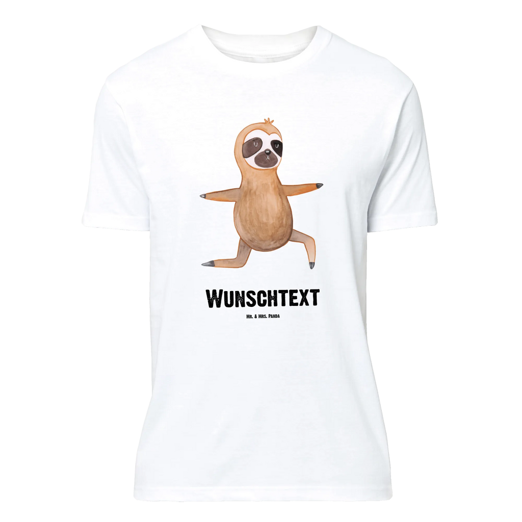 Personalisiertes T-Shirt Faultier  Yoga T-Shirt Personalisiert, T-Shirt mit Namen, T-Shirt mit Aufruck, Männer, Frauen, Wunschtext, Bedrucken, Faultier, Faultier Geschenk, Faultier Deko, Faultiere, faul, Lieblingstier, Yoga, Namaste, Krieger, Yogaübungen, Meditation, Atmung, Gelassenheit, Entspannung