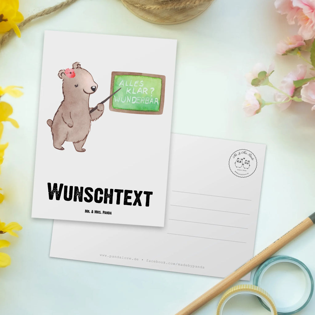 Personalisierte Postkarte Nachhilfelehrerin mit Herz Postkarte mit Namen, Postkarte bedrucken, Postkarte mit Wunschtext, Postkarte personalisierbar, Geschenkkarte mit Namen, Grußkarte mit Namen, Karte mit Namen, Einladung mit Namen, Ansichtskarte mit Namen, Geschenkkarte mit Wunschtext, Grußkarte mit Wunschtext, Karte mit Wunschtext, Einladung mit Wunschtext, Ansichtskarte mit Wunschtext, Beruf, Ausbildung, Jubiläum, Abschied, Rente, Kollege, Kollegin, Geschenk, Schenken, Arbeitskollege, Mitarbeiter, Firma, Danke, Dankeschön, Nachhilfelehrerin, Nachhilfeschule, Nachhilfeunterricht