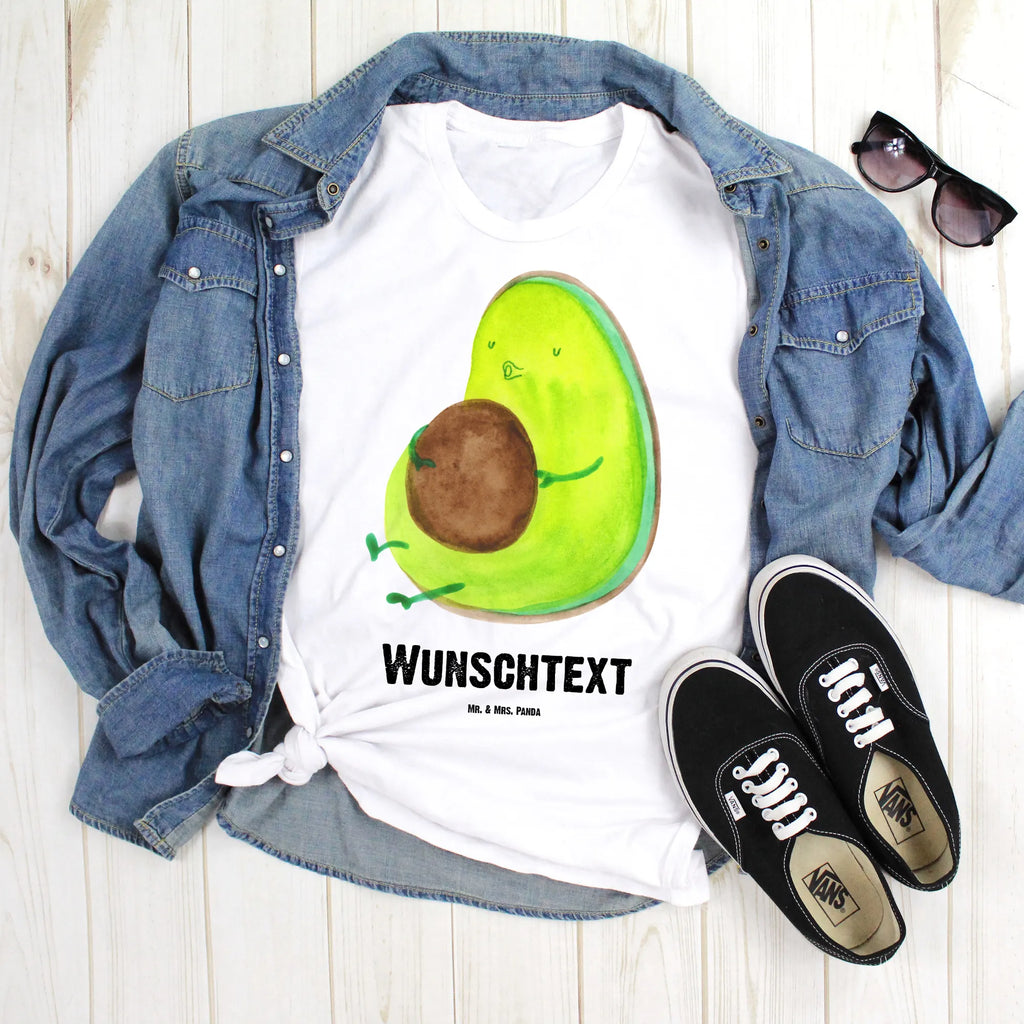 Personalisiertes T-Shirt Avocado pfeift T-Shirt Personalisiert, T-Shirt mit Namen, T-Shirt mit Aufruck, Männer, Frauen, Wunschtext, Bedrucken, Avocado, Veggie, Vegan, Gesund, Diät, Abnehmen, Ernährung, dick sein