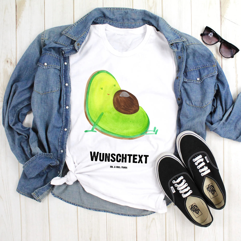 Personalisiertes T-Shirt Avocado schwanger T-Shirt Personalisiert, T-Shirt mit Namen, T-Shirt mit Aufruck, Männer, Frauen, Wunschtext, Bedrucken, Avocado, Veggie, Vegan, Gesund, schwanger, Schwangerschaft, Babyparty, Babyshower