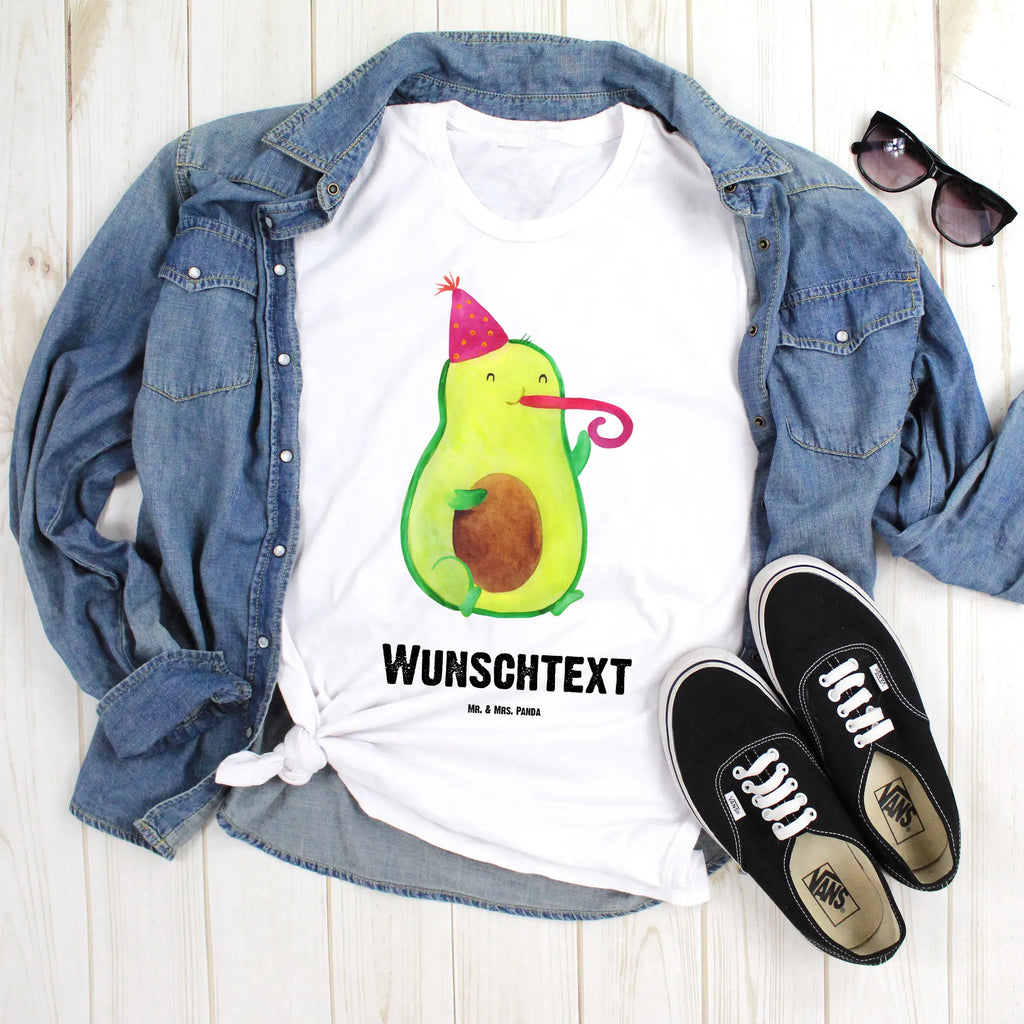 Personalisiertes T-Shirt Avocado Birthday T-Shirt Personalisiert, T-Shirt mit Namen, T-Shirt mit Aufruck, Männer, Frauen, Wunschtext, Bedrucken, Avocado, Veggie, Vegan, Gesund