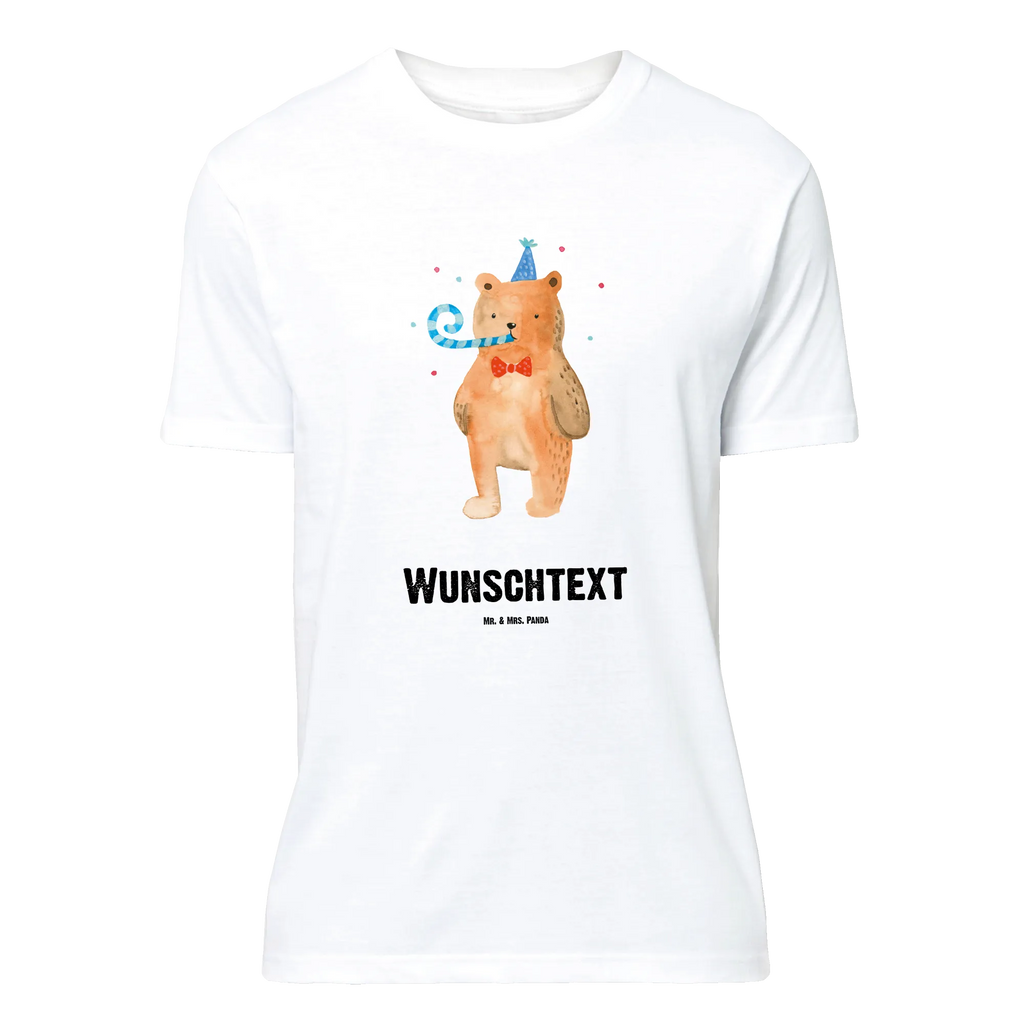 Personalisiertes T-Shirt Birthday Bär T-Shirt Personalisiert, T-Shirt mit Namen, T-Shirt mit Aufruck, Männer, Frauen, Wunschtext, Bedrucken, Bär, Teddy, Teddybär, Happy Birthday, Alles Gute, Glückwunsch, Geburtstag