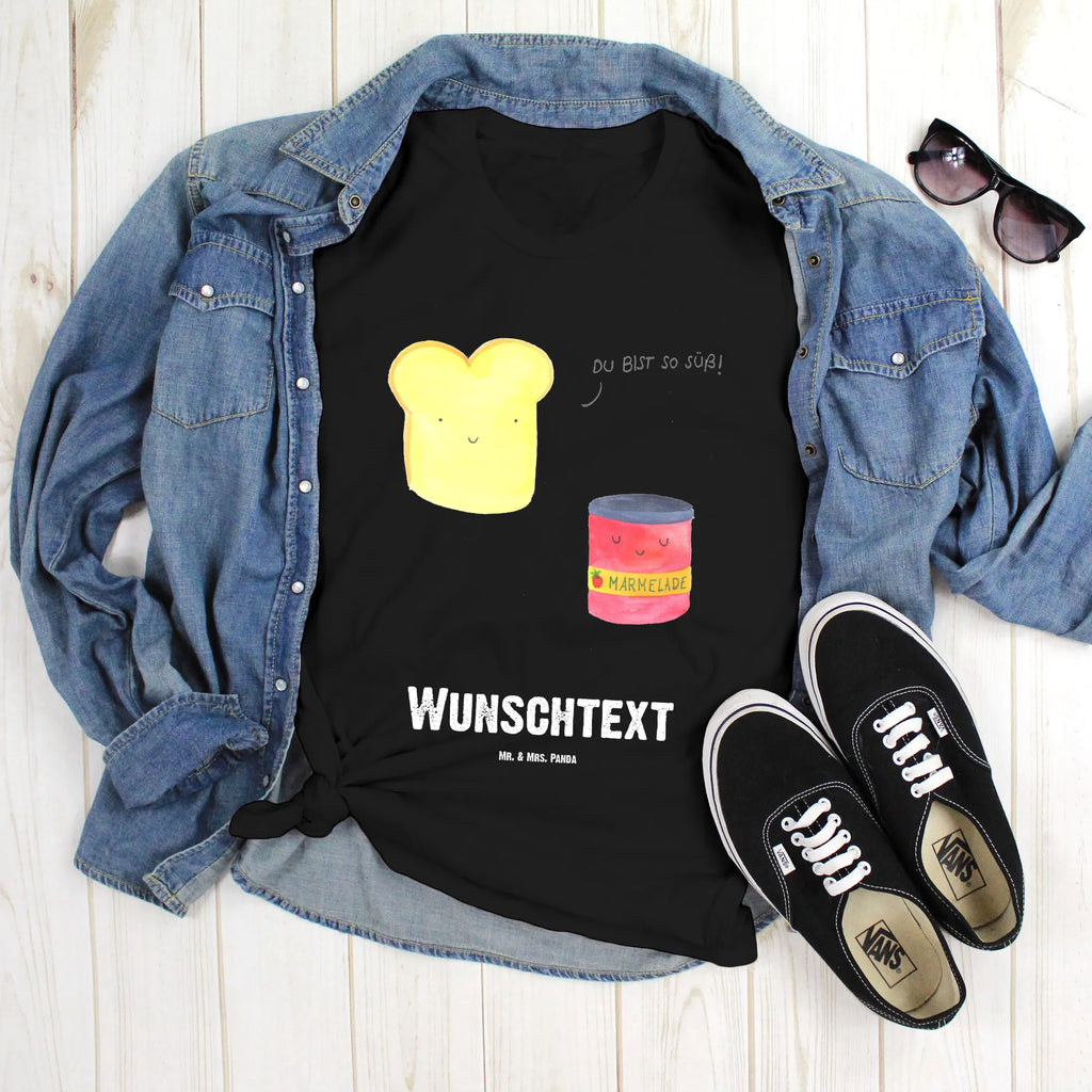 Personalisiertes T-Shirt Toast & Marmelade T-Shirt Personalisiert, T-Shirt mit Namen, T-Shirt mit Aufruck, Männer, Frauen, Wunschtext, Bedrucken, Tiermotive, Gute Laune, lustige Sprüche, Tiere, Toast, Marmelade, Dreamteam, süße Postkarte, süß, Küche Deko, Küche Spruch, Frühstück Einladung, Brot, Toastbrot