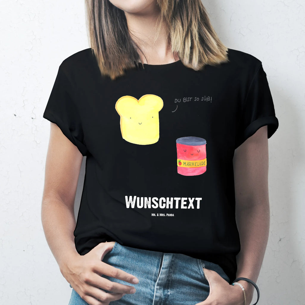 Personalisiertes T-Shirt Toast & Marmelade T-Shirt Personalisiert, T-Shirt mit Namen, T-Shirt mit Aufruck, Männer, Frauen, Wunschtext, Bedrucken, Tiermotive, Gute Laune, lustige Sprüche, Tiere, Toast, Marmelade, Dreamteam, süße Postkarte, süß, Küche Deko, Küche Spruch, Frühstück Einladung, Brot, Toastbrot