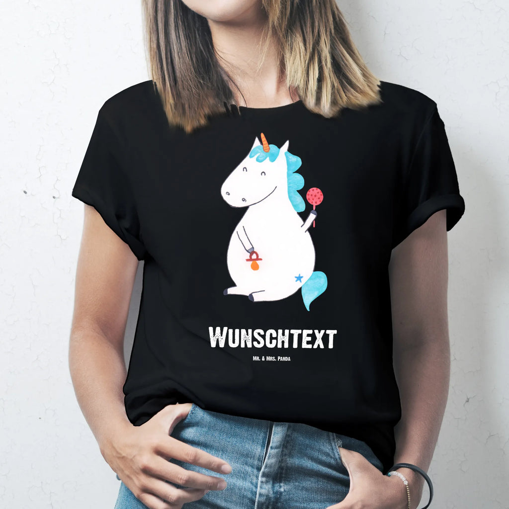 Personalisiertes T-Shirt Einhorn Baby T-Shirt Personalisiert, T-Shirt mit Namen, T-Shirt mit Aufruck, Männer, Frauen, Wunschtext, Bedrucken, Einhorn, Einhörner, Einhorn Deko, Pegasus, Unicorn, Mutter, Geburt, Geburtstag, erstes Kind, Baby, Babyglück, Nachwuchs, Eltern, Party, Kind, Schnuller