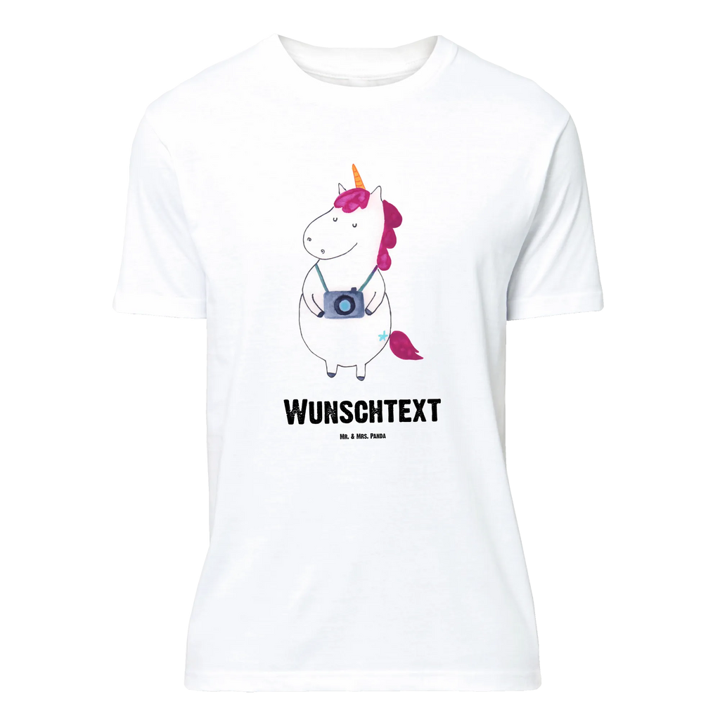 Personalisiertes T-Shirt Einhorn Fotograf T-Shirt Personalisiert, T-Shirt mit Namen, T-Shirt mit Aufruck, Männer, Frauen, Wunschtext, Bedrucken, Einhorn, Einhörner, Einhorn Deko, Pegasus, Unicorn, Fotograf, Fotografie, Kamera, Reisen, Weltreise, Weltenbummler, Urlaub, Tourist, Kurztrip, Reise, Städtereise