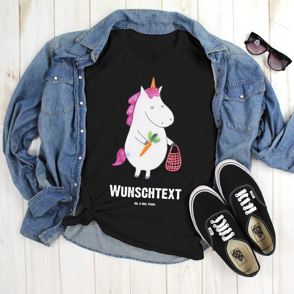 Personalisiertes T-Shirt Einhorn Gemüse T-Shirt Personalisiert, T-Shirt mit Namen, T-Shirt mit Aufruck, Männer, Frauen, Wunschtext, Bedrucken, Einhorn, Einhörner, Einhorn Deko, Pegasus, Unicorn, Biomarkt, Gemüse, Wochenmarkt