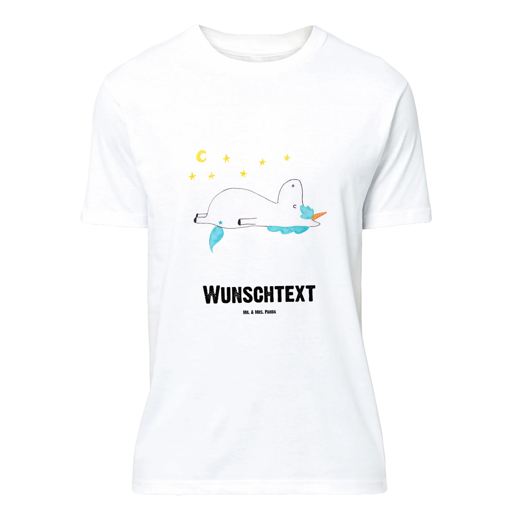 Personalisiertes T-Shirt Einhorn Sternenhimmel T-Shirt Personalisiert, T-Shirt mit Namen, T-Shirt mit Aufruck, Männer, Frauen, Wunschtext, Bedrucken, Einhorn, Einhörner, Einhorn Deko, Unicorn, Sterne, Dachschaden, Verrückt, Sternenhimmel