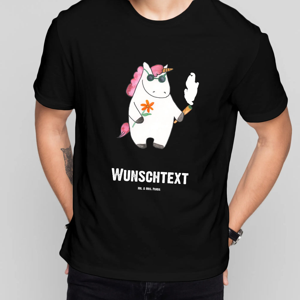 Personalisiertes T-Shirt Einhorn Woodstock T-Shirt Personalisiert, T-Shirt mit Namen, T-Shirt mit Aufruck, Männer, Frauen, Wunschtext, Bedrucken, Einhorn, Einhörner, Einhorn Deko, Pegasus, Unicorn, Kiffen, Joint, Zigarette, Alkohol, Party, Spaß. lustig, witzig, Woodstock