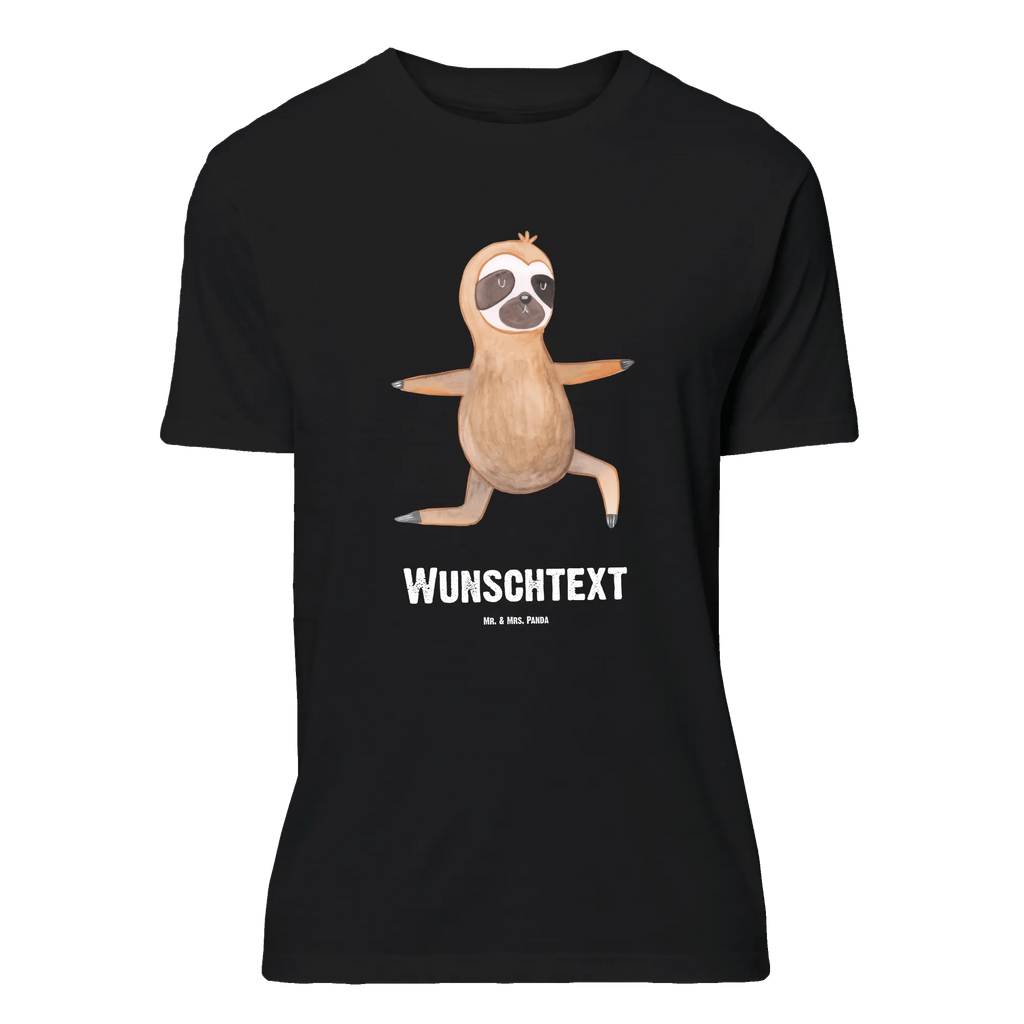 Personalisiertes T-Shirt Faultier  Yoga T-Shirt Personalisiert, T-Shirt mit Namen, T-Shirt mit Aufruck, Männer, Frauen, Wunschtext, Bedrucken, Faultier, Faultier Geschenk, Faultier Deko, Faultiere, faul, Lieblingstier, Yoga, Namaste, Krieger, Yogaübungen, Meditation, Atmung, Gelassenheit, Entspannung