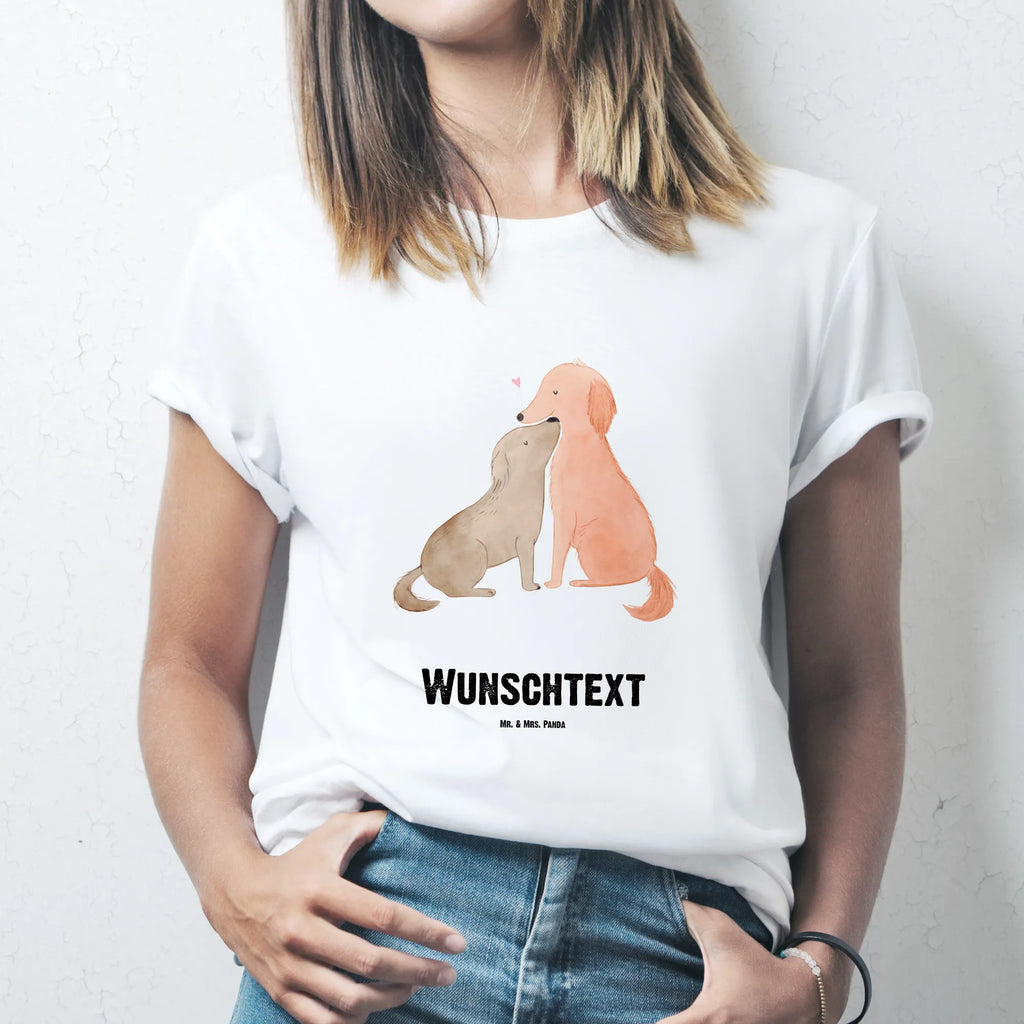 Personalisiertes T-Shirt Hunde Liebe T-Shirt Personalisiert, T-Shirt mit Namen, T-Shirt mit Aufruck, Männer, Frauen, Wunschtext, Bedrucken, Hund, Hundemotiv, Haustier, Hunderasse, Tierliebhaber, Hundebesitzer, Sprüche, Liebe, Hund. Hunde, Kuss, Vertrauen, Kuscheln, Herz