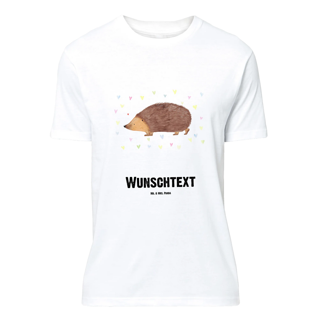 Personalisiertes T-Shirt Igel Herzen T-Shirt Personalisiert, T-Shirt mit Namen, T-Shirt mit Aufruck, Männer, Frauen, Wunschtext, Bedrucken, Tiermotive, Gute Laune, lustige Sprüche, Tiere, Liebe, Herz, Herzen, Igel, Vertrauen, Kuss, Leben