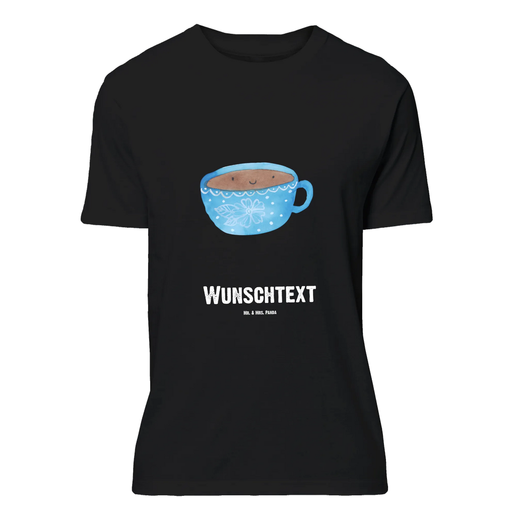 Personalisiertes T-Shirt Kaffee Tasse T-Shirt Personalisiert, T-Shirt mit Namen, T-Shirt mit Aufruck, Männer, Frauen, Wunschtext, Bedrucken, Tiermotive, Gute Laune, lustige Sprüche, Tiere, Kaffee, Tasse, Liebe, Geschmack, Genuss, Glücklich