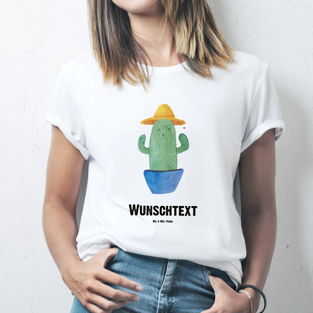 Personalisiertes T-Shirt Kaktus Sonnenhut T-Shirt Personalisiert, T-Shirt mit Namen, T-Shirt mit Aufruck, Männer, Frauen, Wunschtext, Bedrucken, Kaktus, Kakteen, Reisen, Weltreise, Weltenbummler, Reisetagebuch, Städtetrip, Kaktusliebe, Geschenkidee, Spruch, Motivation