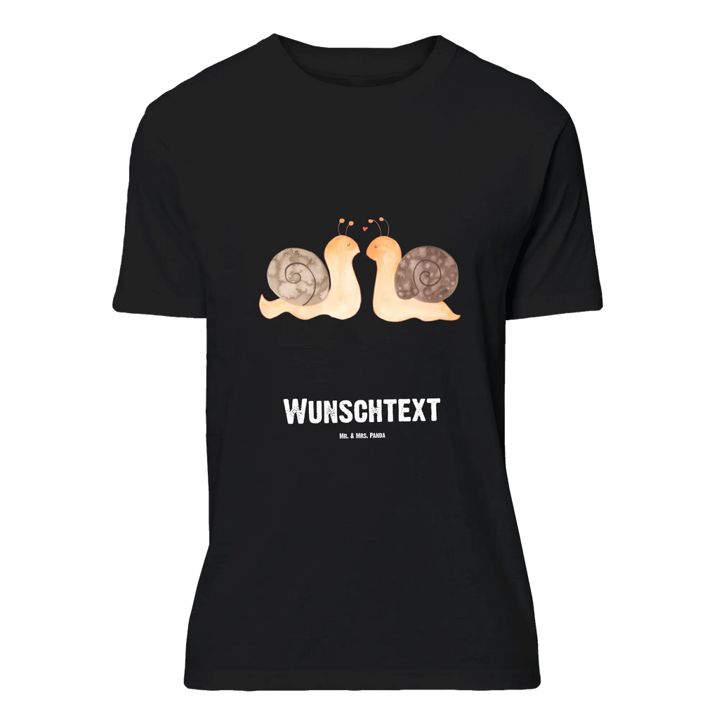 Personalisiertes T-Shirt Schnecken Liebe T-Shirt Personalisiert, T-Shirt mit Namen, T-Shirt mit Aufruck, Männer, Frauen, Wunschtext, Bedrucken, Liebe, Partner, Freund, Freundin, Ehemann, Ehefrau, Heiraten, Verlobung, Heiratsantrag, Liebesgeschenk, Jahrestag, Hocheitstag