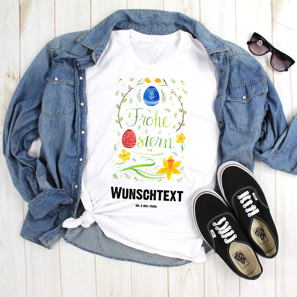 Personalisiertes T-Shirt Frohe Ostern T-Shirt Personalisiert, T-Shirt mit Namen, T-Shirt mit Aufruck, Männer, Frauen, Wunschtext, Bedrucken, Ostern, Osterhase, Ostergeschenke, Osternest, Osterdeko, Geschenke zu Ostern, Ostern Geschenk, Ostergeschenke Kinder, Ostern Kinder, Frohe Ostern, Ostergrüße, Osterblume, Osterei, bemalte Ostereier, Weidenkätzchen. Lettering