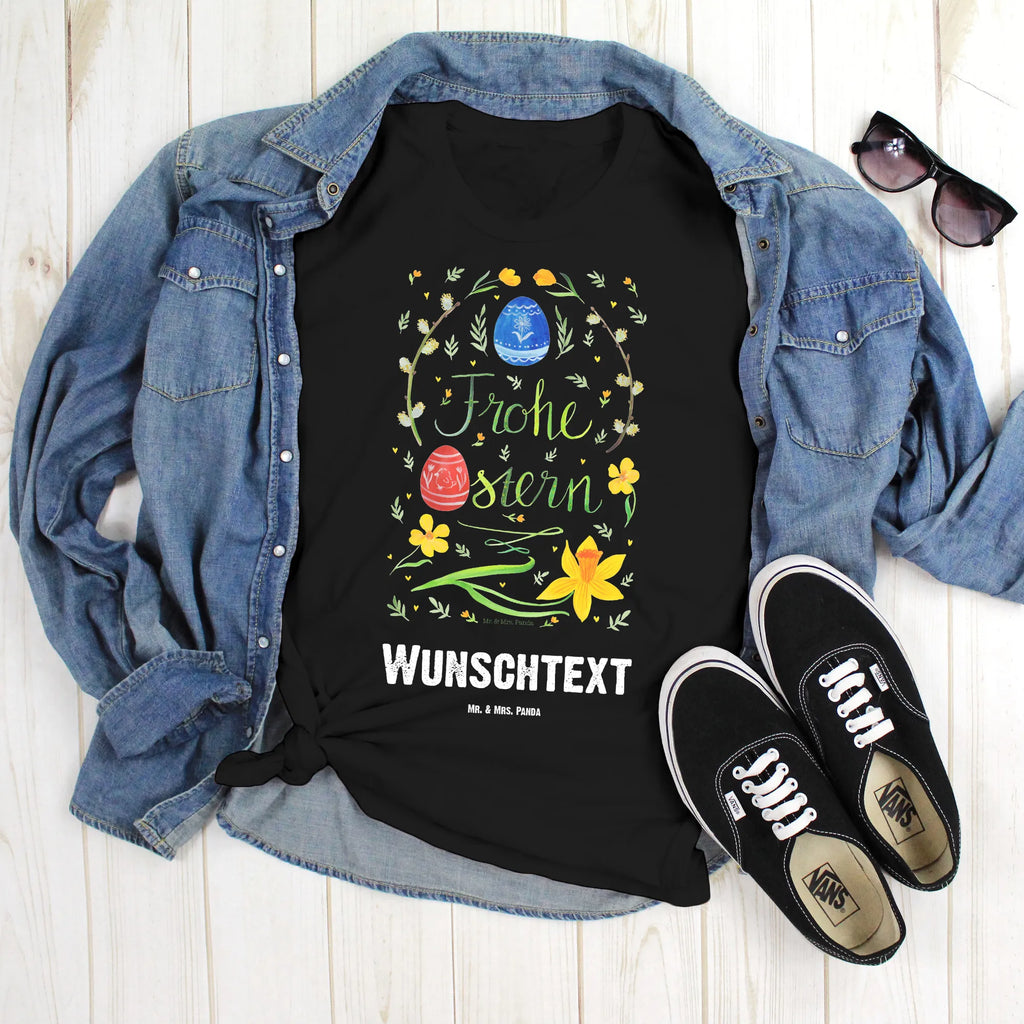 Personalisiertes T-Shirt Frohe Ostern T-Shirt Personalisiert, T-Shirt mit Namen, T-Shirt mit Aufruck, Männer, Frauen, Wunschtext, Bedrucken, Ostern, Osterhase, Ostergeschenke, Osternest, Osterdeko, Geschenke zu Ostern, Ostern Geschenk, Ostergeschenke Kinder, Ostern Kinder, Frohe Ostern, Ostergrüße, Osterblume, Osterei, bemalte Ostereier, Weidenkätzchen. Lettering