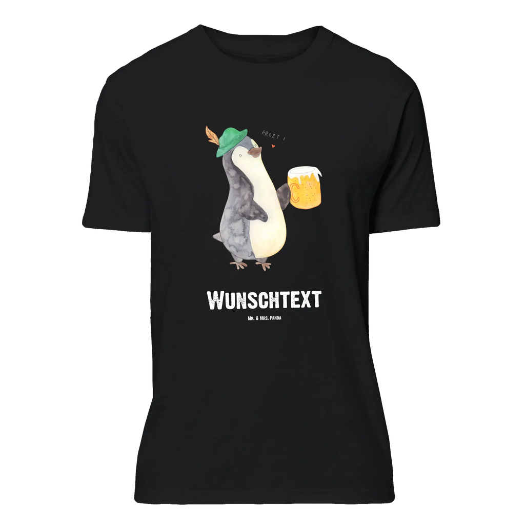 Personalisiertes T-Shirt Pinguin Bier T-Shirt Personalisiert, T-Shirt mit Namen, T-Shirt mit Aufruck, Männer, Frauen, Wunschtext, Bedrucken, Pinguin, Pinguine, Bier, Oktoberfest