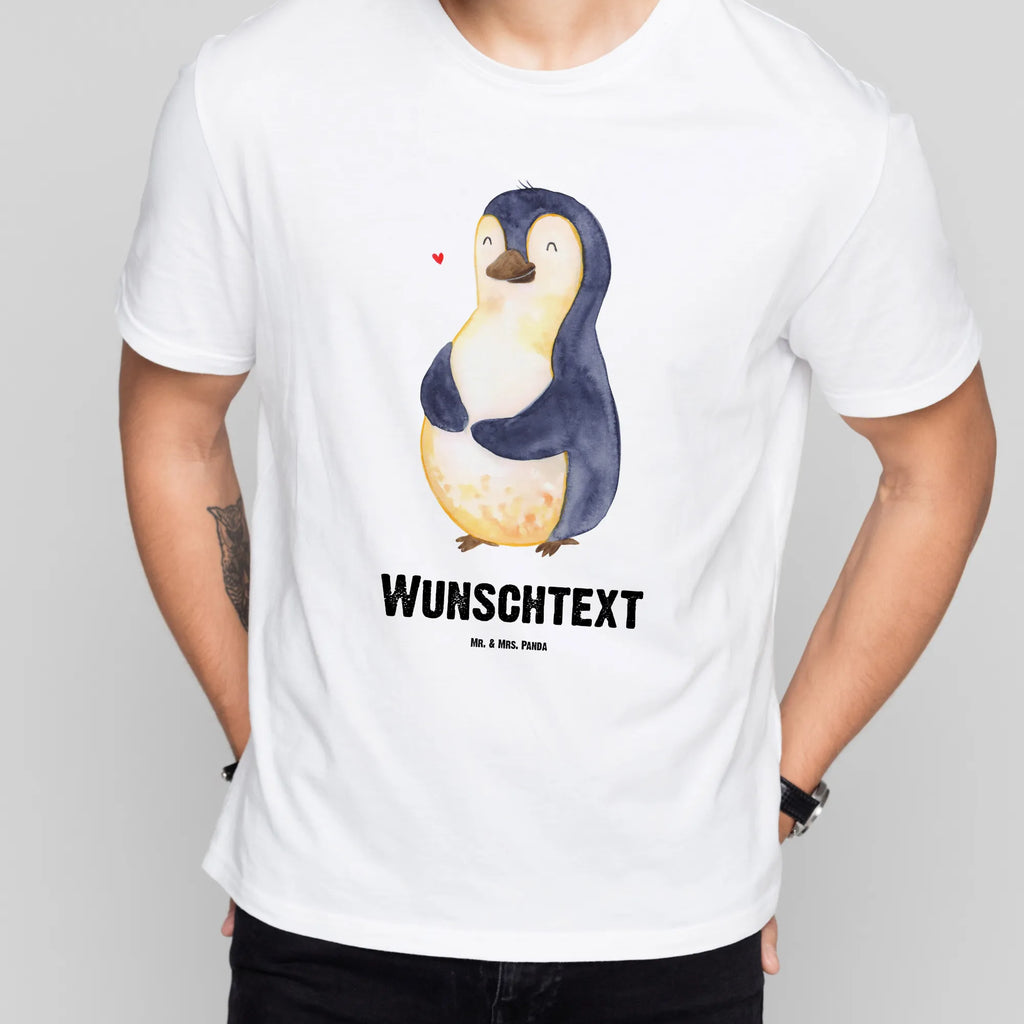 Personalisiertes T-Shirt Pinguin Diät T-Shirt Personalisiert, T-Shirt mit Namen, T-Shirt mit Aufruck, Männer, Frauen, Wunschtext, Bedrucken, Pinguin, Pinguine, Diät, Abnehmen, Abspecken, Gewicht, Motivation, Selbstliebe, Körperliebe, Selbstrespekt