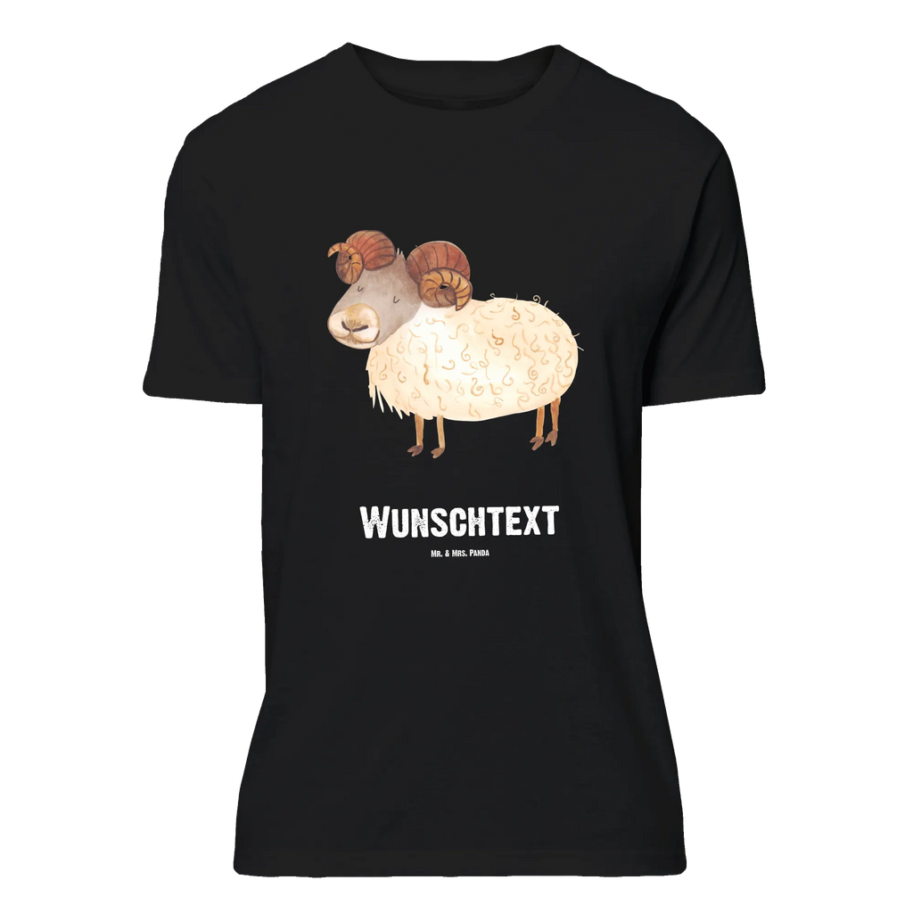 Personalisiertes T-Shirt Sternzeichen Widder T-Shirt Personalisiert, T-Shirt mit Namen, T-Shirt mit Aufruck, Männer, Frauen, Wunschtext, Bedrucken, Tierkreiszeichen, Sternzeichen, Horoskop, Astrologie, Aszendent, Widder Geschenk, Widder Sternzeichen, Geschenk März, Geschenk April, Geburtstag März, Geburtstag April, Bock, Schafbock