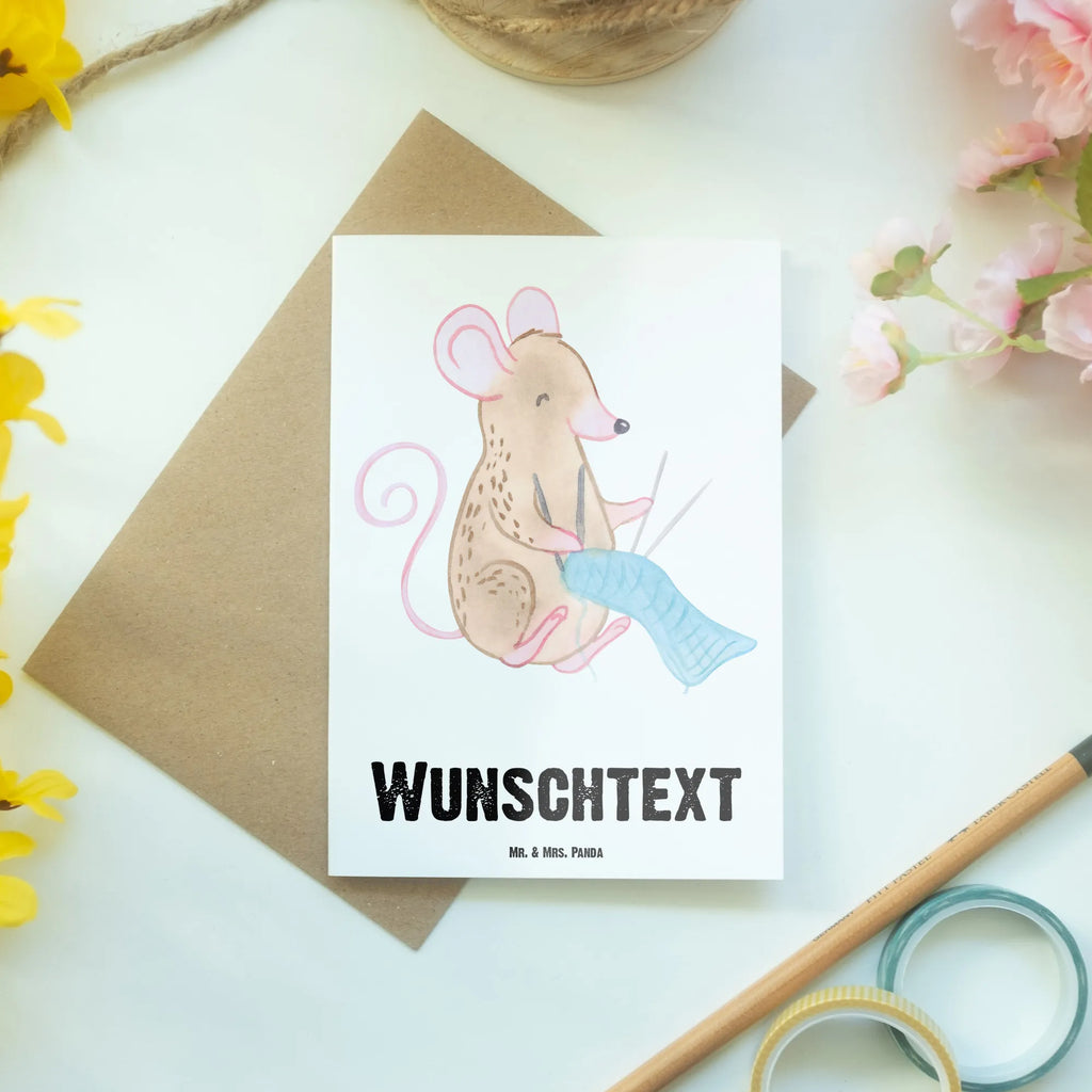 Personalisierte Grußkarte Maus Stricken Personalisierte Grußkarte, Personalisiertere Klappkarte, Personalisierte Einladungskarte, Personalisierte Glückwunschkarte, Personalisierte Hochzeitskarte, Personalisierte Geburtstagskarte, Grußkarte mit Namen, Grußkarte selber drucken, Grußkarte selbst gestalten, Grußkarte mit persönlichen Nachrichten, Grußkarte als Geldgeschenk, Grußkarten personalisiert, Personalisierte Karte, Geschenk, Sport, Sportart, Hobby, Schenken, Danke, Dankeschön, Auszeichnung, Gewinn, Sportler, Stricken, DIY