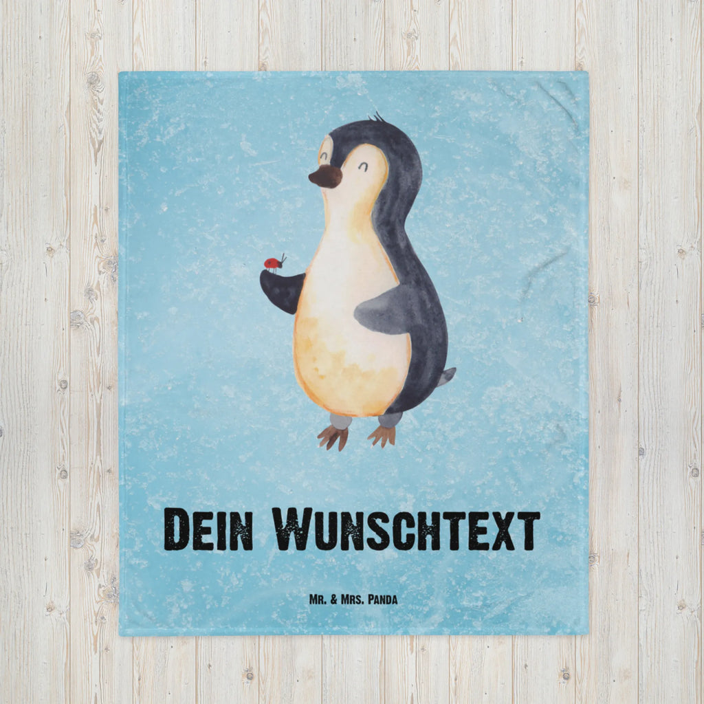 Personalisierte Decke Pinguin Marienkäfer Personalisierte Decke, Decke mit Namen, Kuscheldecke mit Namen, Decke bedrucken, Kuscheldecke bedrucken, Pinguin, Pinguine, Marienkäfer, Liebe, Wunder, Glück, Freude, Lebensfreude