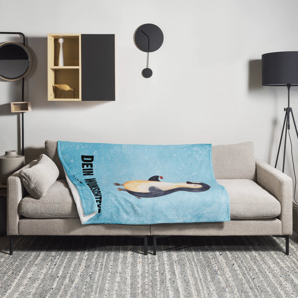 Personalisierte Decke Pinguin Marienkäfer Personalisierte Decke, Decke mit Namen, Kuscheldecke mit Namen, Decke bedrucken, Kuscheldecke bedrucken, Pinguin, Pinguine, Marienkäfer, Liebe, Wunder, Glück, Freude, Lebensfreude