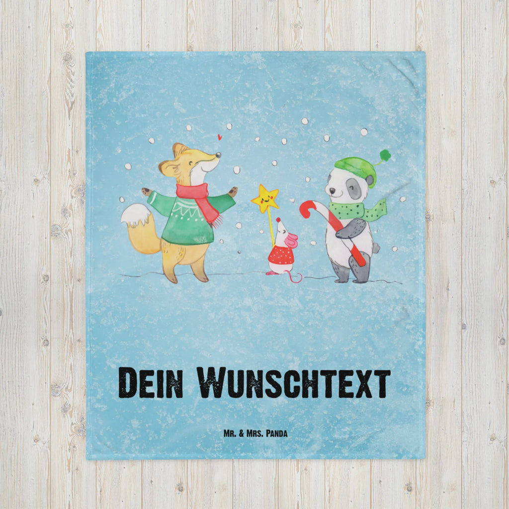 Personalisierte Decke Winter Weihnachtsfreude Personalisierte Decke, Decke mit Namen, Kuscheldecke mit Namen, Decke bedrucken, Kuscheldecke bedrucken, Winter, Weihnachten, Weihnachtsdeko, Nikolaus, Advent, Heiligabend, Wintermotiv, Weihnachtsmann, Weihnachtstage, Fuchs, Weihnachtsbaum, Tannenbaum, Weihnachtszeit