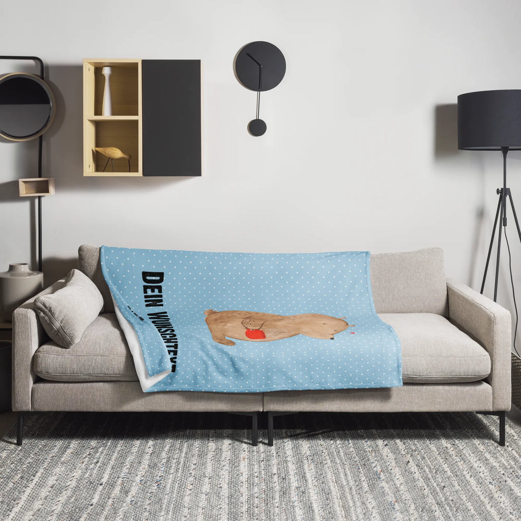 Personalisierte Decke Bär Kaffee Personalisierte Decke, Decke mit Namen, Kuscheldecke mit Namen, Decke bedrucken, Kuscheldecke bedrucken, Bär, Teddy, Teddybär, Kaffee, Coffee, Bären, guten Morgen, Morgenroutine, Welt erobern, Welt retten, Motivation